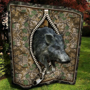 Pig Hunting AAA110906TA Quilt Blanket , 50 x 60 Inch, Quilt Bed Set