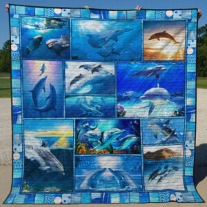 Dolphin TU180704A TBG Quilt Blanket , 50 x 60 Inch, Quilt Bed Set