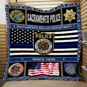 Police Quilt Blanket DHC3112380VT , 50 x 60 Inch, Quilt Bed Set