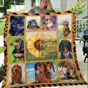 Dachshund Quilt Blanket DHC1312611VT , 50 x 60 Inch, Quilt Bed Set