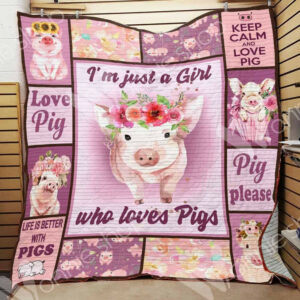 Pig Quilt Blanket DHC0102908TD , 50 x 60 Inch, Quilt Bed Set