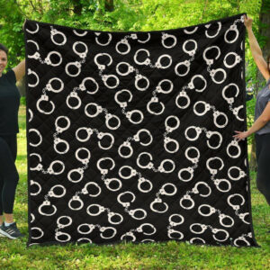 Police Shackle CL12100547MDQ Quilt Blanket , 50 x 60 Inch, Quilt Bed Set