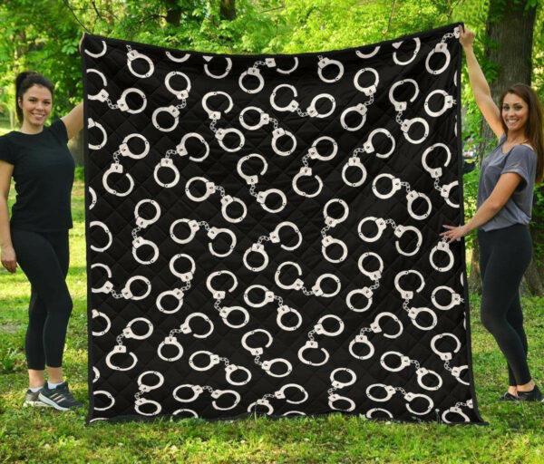 Police Shackle Cl12100547Mdq Quilt Blanket , 50 X 60 Inch, Quilt Bed Set