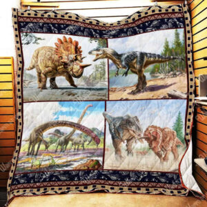 Dinosaurs Quilt Blanket Q043 06 Dhc1312291Dd , 50 x 60 Inch, Quilt Bed Set