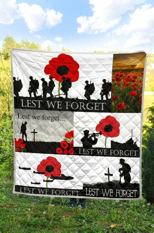Quilt Blanket Blanket Remembrance Day Redblack Vets Dhc09121301Dd , 50 X 60 Inch, Quilt Bed Set
