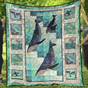 Dolphin BI200703B TBG Quilt Blanket , 50 x 60 Inch, Quilt Bed Set
