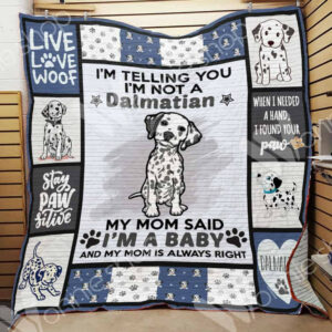 Dalmatian Dog Blanket LNT0512064 Quilt Blanket , 50 x 60 Inch, Quilt Bed Set