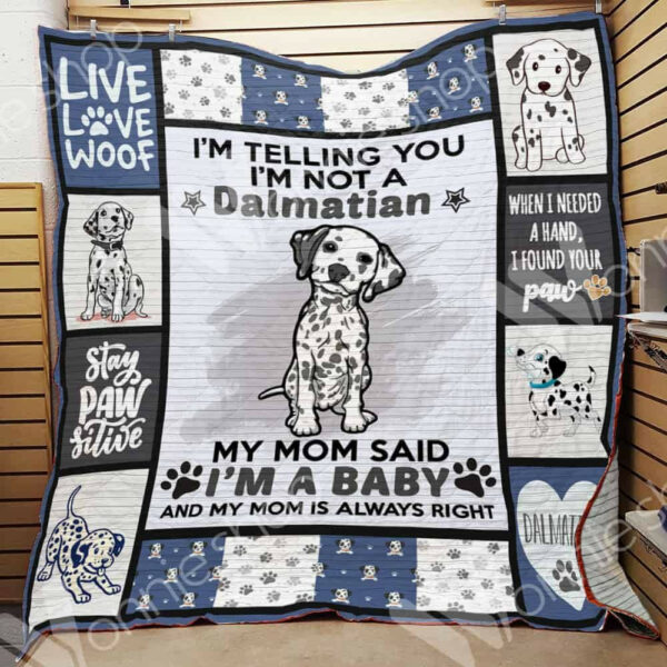 Dalmatian Dog Blanket Lnt0512064 Quilt Blanket , 50 X 60 Inch, Quilt Bed Set