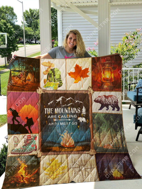Camping Camping Life Quilt Blanket Dhc31121205Td , Quilt Bed Set Size Single, Twin, Full, Queen, King, Super King