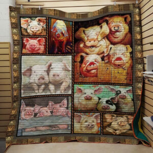 Pigs NC2310011CL Quilt Blanket , 50 x 60 Inch, Quilt Bed Set