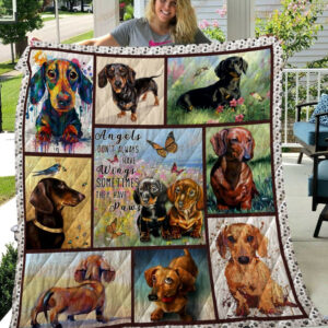 Dachshund TH2812386CL Quilt Blanket , 50 x 60 Inch, Quilt Bed Set