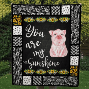 Pig Quilt Blanket DHC1301543VT , 50 x 60 Inch, Quilt Bed Set