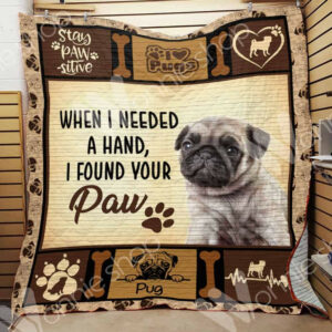 Pug Dog Quilt Blanket DHC01021182TD , 50 x 60 Inch, Quilt Bed Set