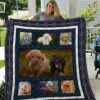 Cow Tn270613 Quilt Blanket , 50 X 60 Inch, Quilt Bed Set