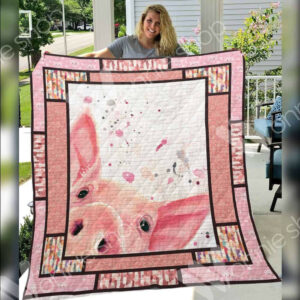 Pig Quilt Blanket DHC0502898TD , Quilt Bed Set Size Single, Twin, Full, Queen, King, Super King
