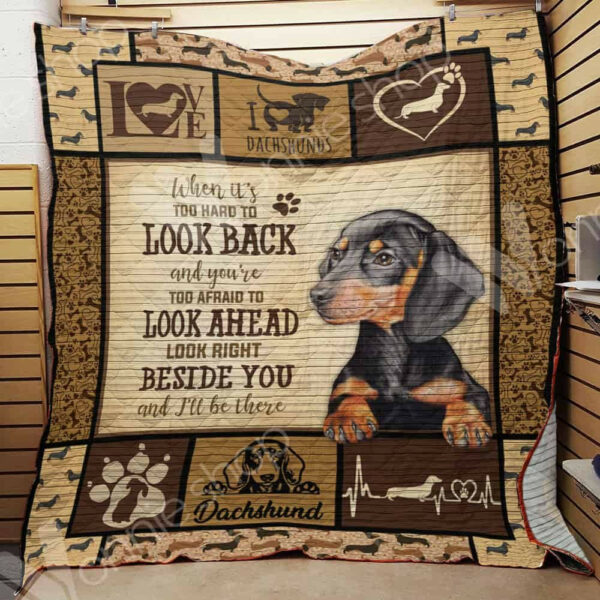 Dachshund Dog Quilt Blanket Dhc06021369Td , 50 X 60 Inch, Quilt Bed Set