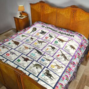 Dinosaur Quilt Blanket DHC0201993DD , 50 x 60 Inch, Quilt Bed Set