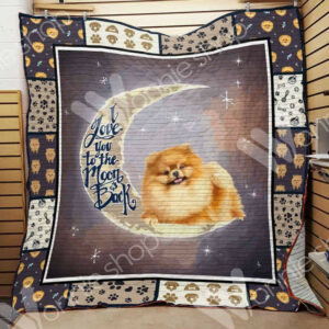 Pomeranian Dog Quilt Blanket DHC0602590TD , 50 x 60 Inch, Quilt Bed Set