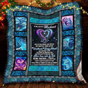 Personalized Dragon Quilt Blanket You Are My Always And Forever Great Customized Blanket, 50 x 60 Inch, Quilt Bed Set