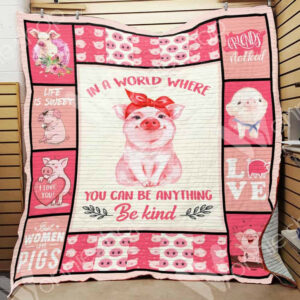 Pig Quilt Blanket DHC0102894TD , 50 x 60 Inch, Quilt Bed Set