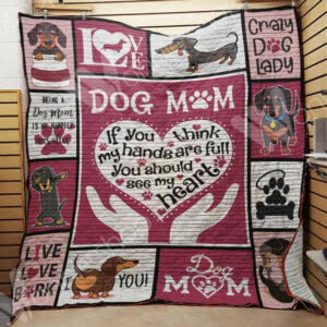 Dachshund Mom Quilt Blanket DHC01021423TD , 50 x 60 Inch, Quilt Bed Set