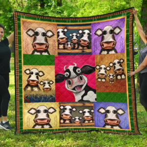 Quilt Blanket For Cow Lovers 09 DHC02012043TD , 50 x 60 Inch, Quilt Bed Set
