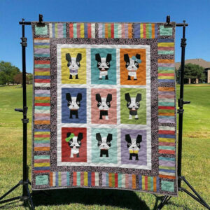 Dog Boston Terrier TD2709310 Quilt Blanket , 50 x 60 Inch, Quilt Bed Set
