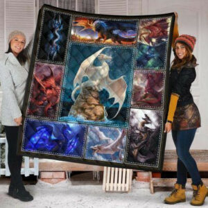 Dragons NC1009369CL Quilt Blanket , 50 x 60 Inch, Quilt Bed Set
