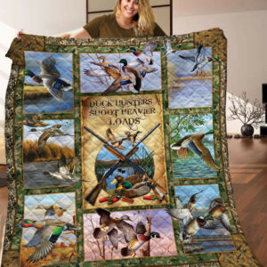 Duck Hunting Quilt Blanket C9B030304TA , 50 x 60 Inch, Quilt Bed Set