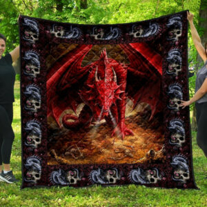 Dragon Quilt Blanket DHC1001670VT , 50 x 60 Inch, Quilt Bed Set