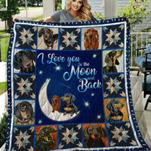 Dachshund MMC2910823 Quilt Blanket , 50 x 60 Inch, Quilt Bed Set