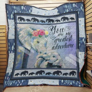 Elephant Greatest Adventure Quilt Blanket Dhc04011992Dd , 50 x 60 Inch, Quilt Bed Set