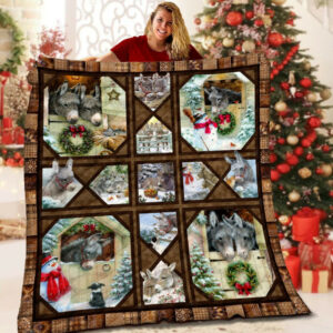 Donkey LML121111DT Quilt Blanket , 50 x 60 Inch, Quilt Bed Set