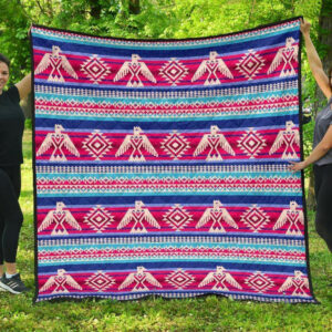 Eagle Native American CL12100243MDQ Quilt Blanket , 50 x 60 Inch, Quilt Bed Set