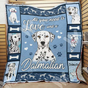 Dalmatian Dog Blanket LNT1512021 Quilt Blanket , 50 x 60 Inch, Quilt Bed Set