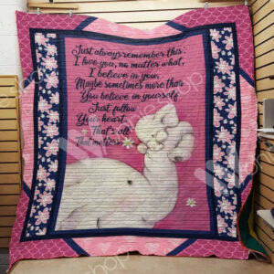Elephant Mother Quilt Blanket DHC1102739TD , 50 x 60 Inch, Quilt Bed Set