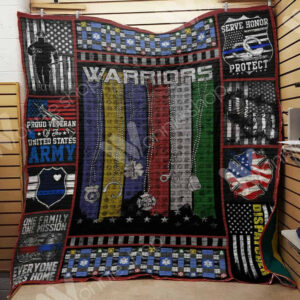Police Quilt Blanket DHC1102842TD , 50 x 60 Inch, Quilt Bed Set