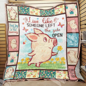 Pig Blanket LNT0512047 Quilt Blanket , 50 x 60 Inch, Quilt Bed Set
