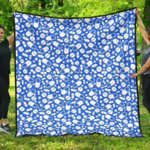 Pharmacy CL12100513MDQ Quilt Blanket , 50 x 60 Inch, Quilt Bed Set