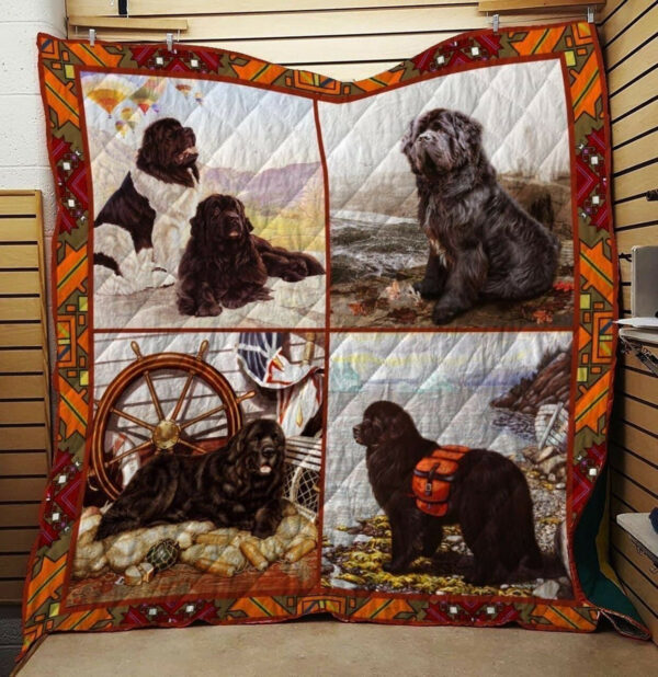 Newfoundland Quilt Blanket Dhc1312221Vt , 50 X 60 Inch, Quilt Bed Set