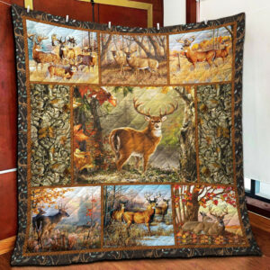 Deer Hunting AAA250962TA Quilt Blanket , 50 x 60 Inch, Quilt Bed Set