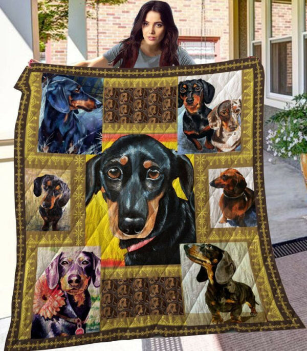Dachshund Dtc2410161 Quilt Blanket , 50 X 60 Inch, Quilt Bed Set