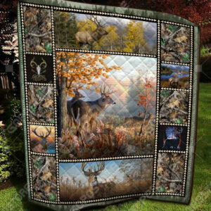 Deer Hunting NC0709114CL Quilt Blanket , 50 x 60 Inch, Quilt Bed Set