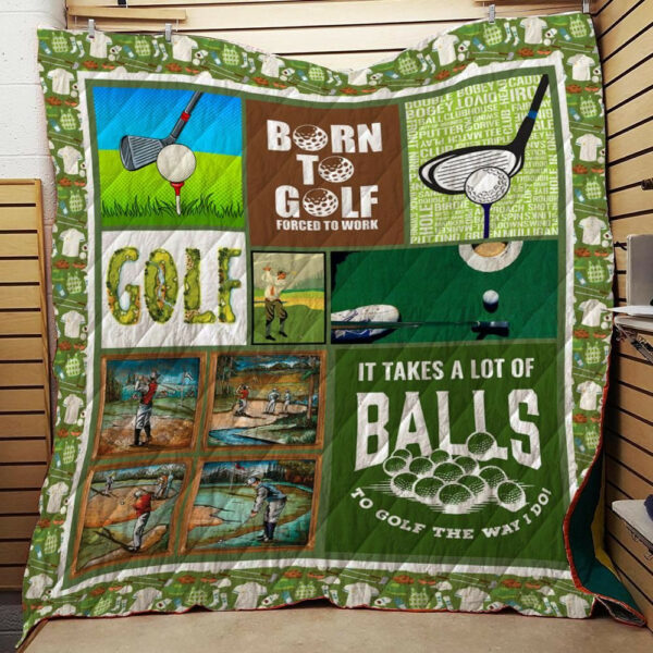 Golf Lover Quilt Blanket Dhc09121785Dd , 50 X 60 Inch, Quilt Bed Set