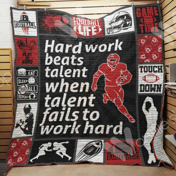 Football Quilt Blanket Dhc0302744Td , 50 X 60 Inch, Quilt Bed Set