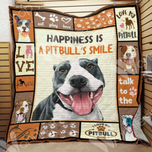 Pitbull Dog Quilt Blanket DHC0102803TD , 50 x 60 Inch, Quilt Bed Set