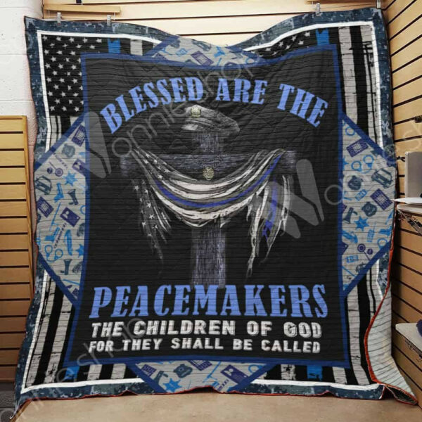 Police Quilt Blanket Dhc110283Td , 50 X 60 Inch, Quilt Bed Set