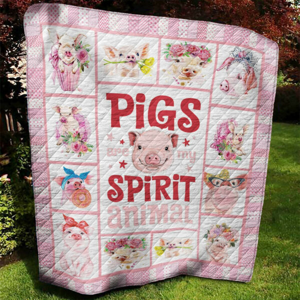 Pig Quilt Blanket Dth020705Hd , 50 X 60 Inch, Quilt Bed Set