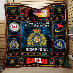 Police Quilt Blanket DHC091065VT , 50 x 60 Inch, Quilt Bed Set