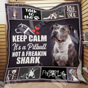 Pitbull Dog Quilt Blanket DHC0602517TD , 50 x 60 Inch, Quilt Bed Set